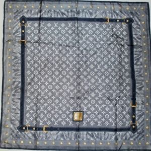 Louis Vuitton Monogram Denim Silk Scarf